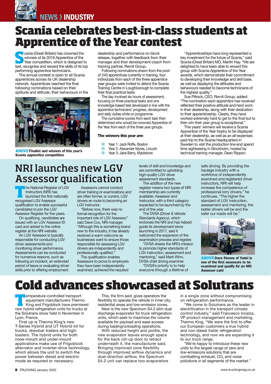 Trucking Magazine Preview Pages