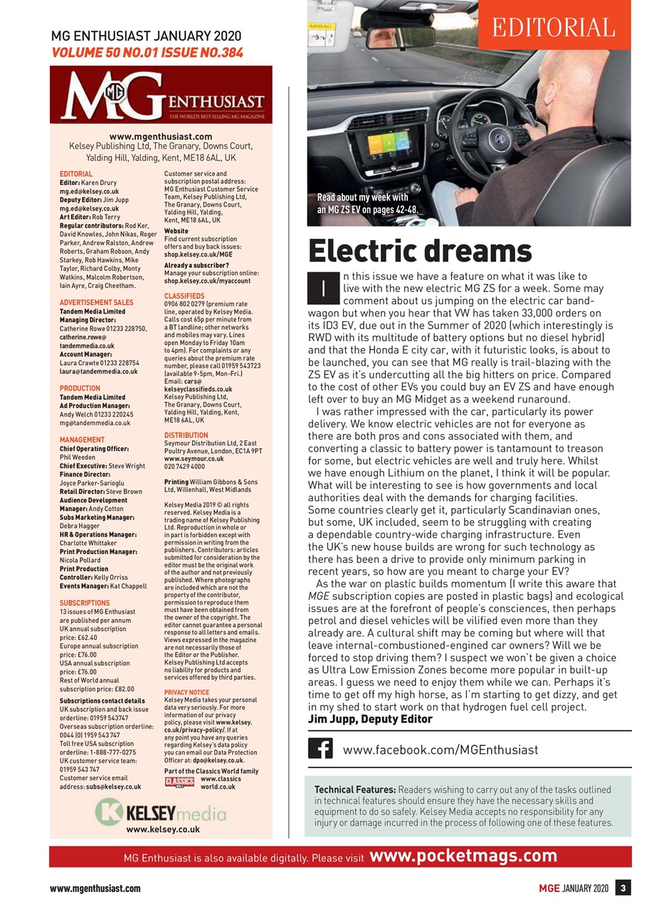 MG Enthusiast Preview Pages