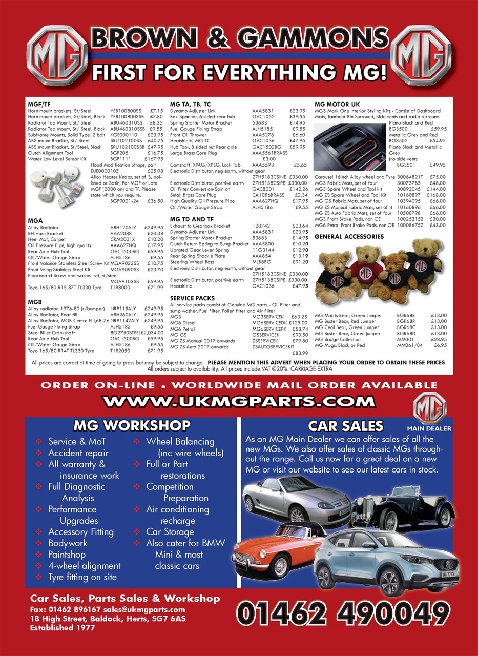 MG Enthusiast Preview Pages