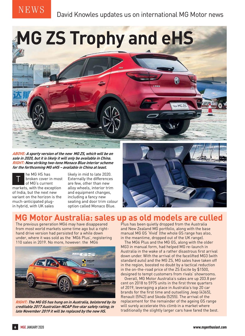 MG Enthusiast Preview Pages