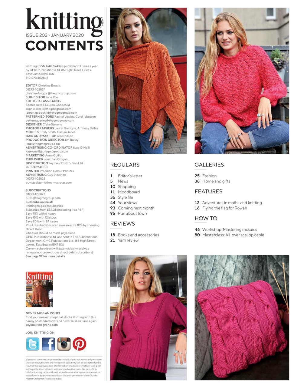 Knitting Preview Pages