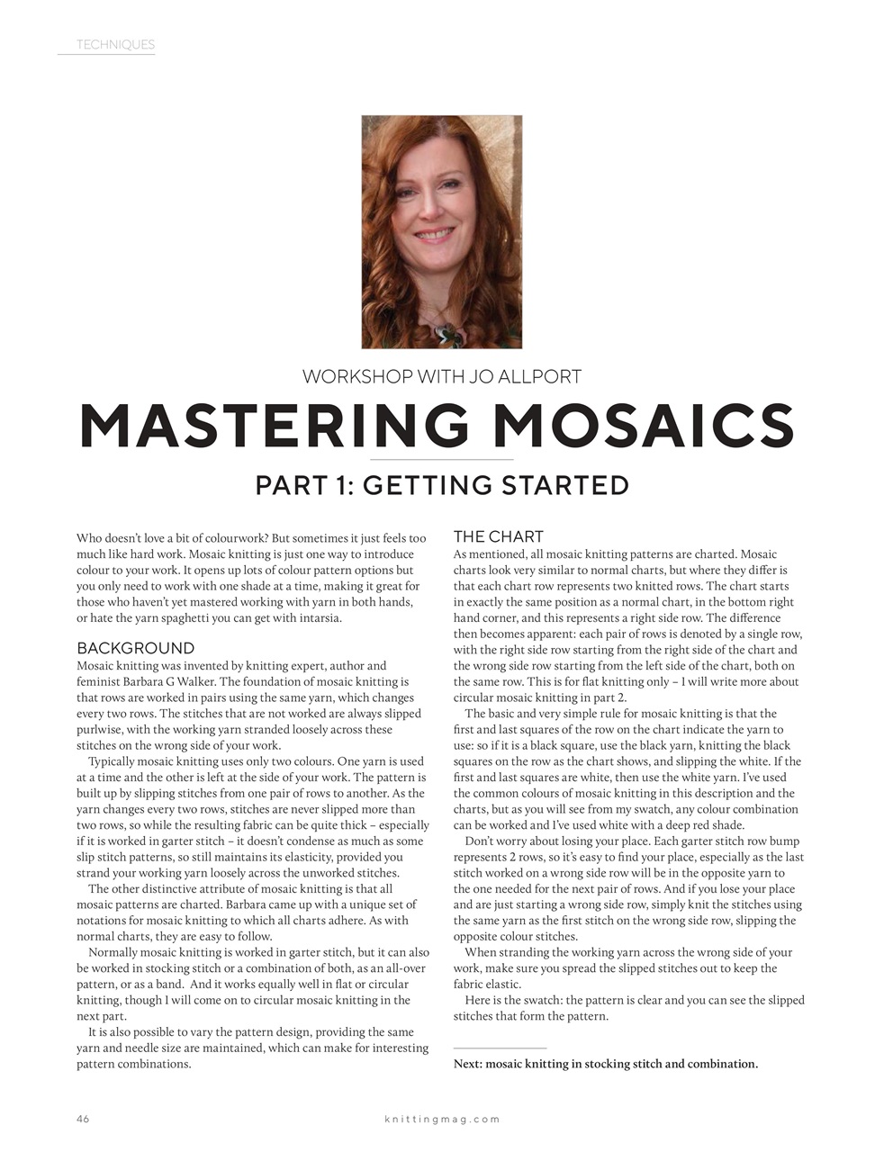 Knitting Preview Pages