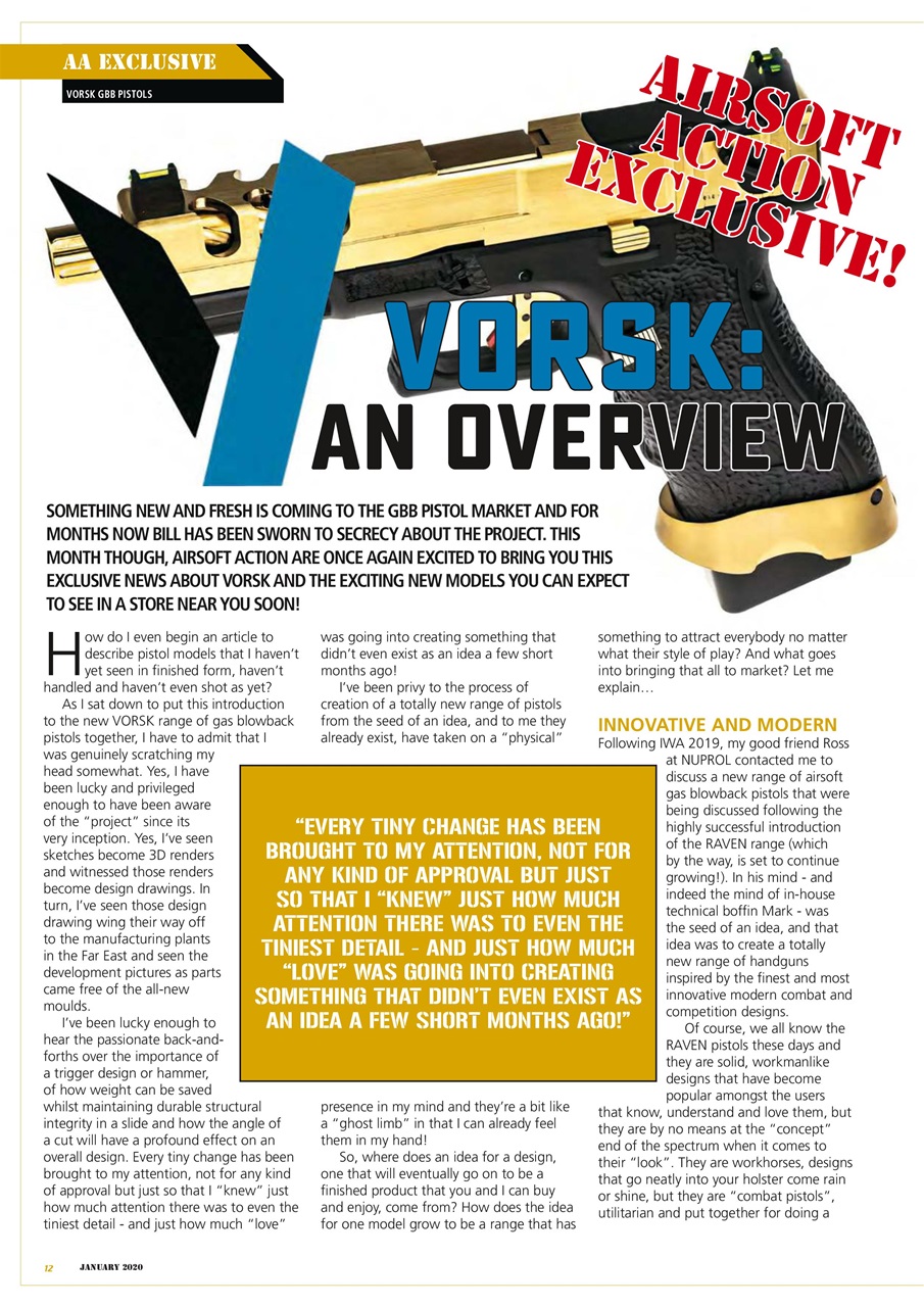 Airsoft Action Preview Pages