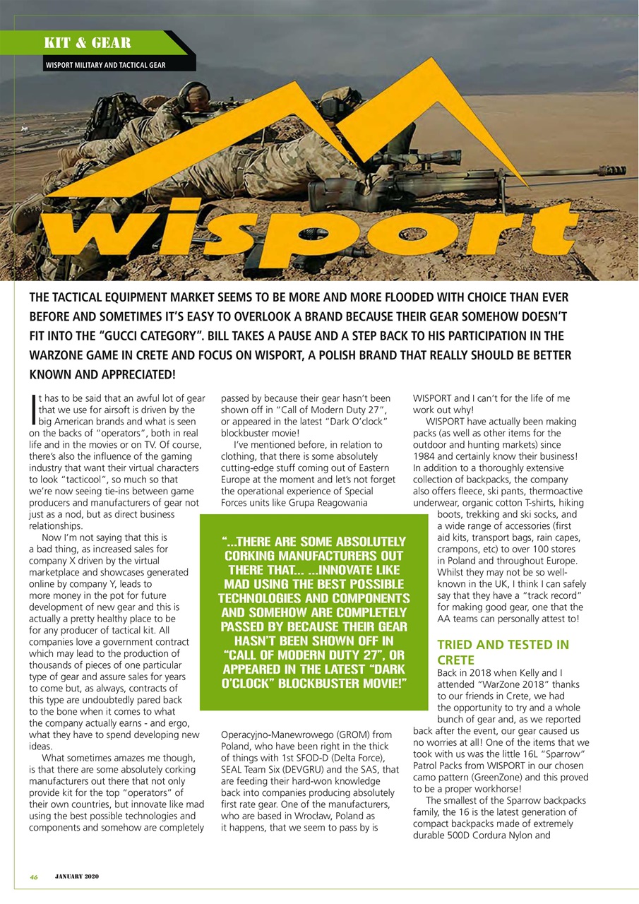 Airsoft Action Preview Pages