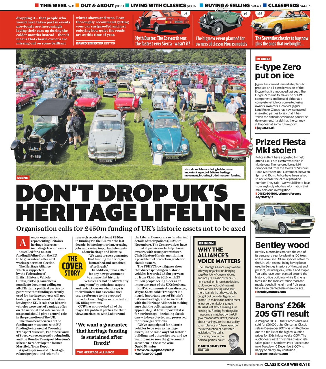 Classic Car Weekly Preview Pages