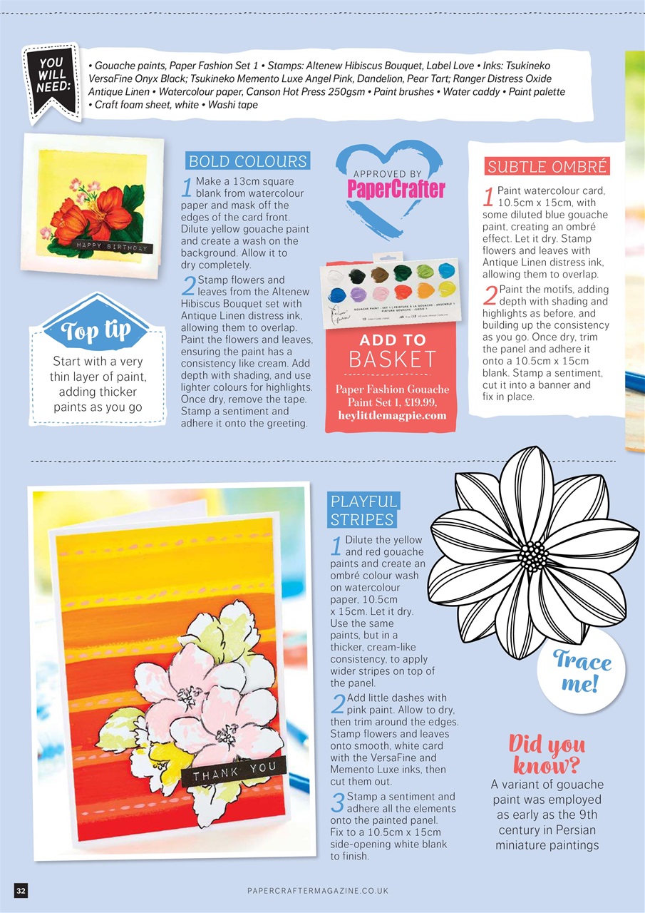 PaperCrafter Preview Pages