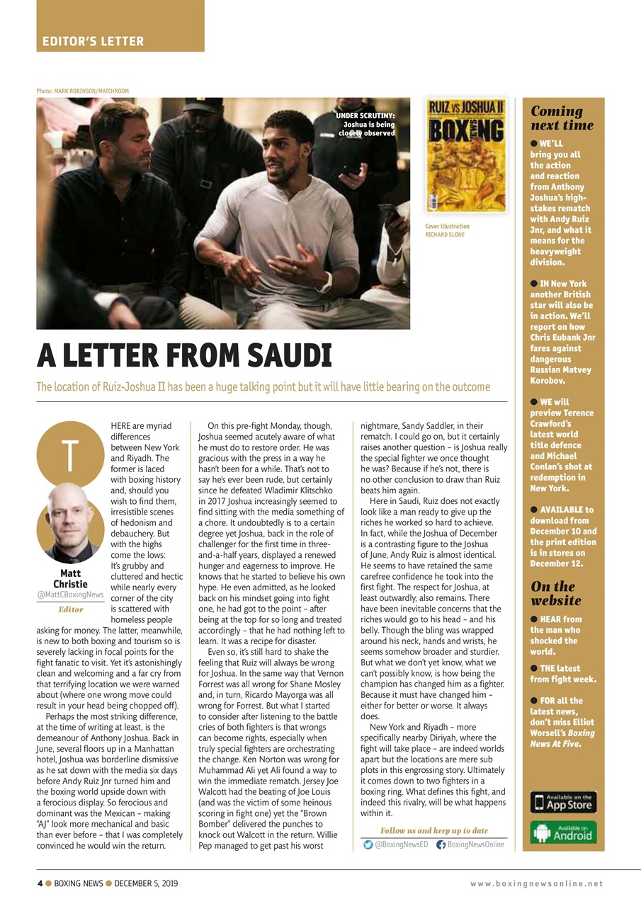 Boxing News Preview Pages