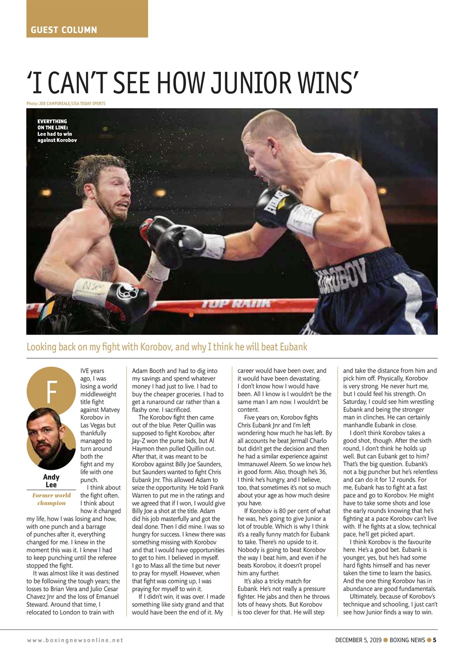 Boxing News Preview Pages
