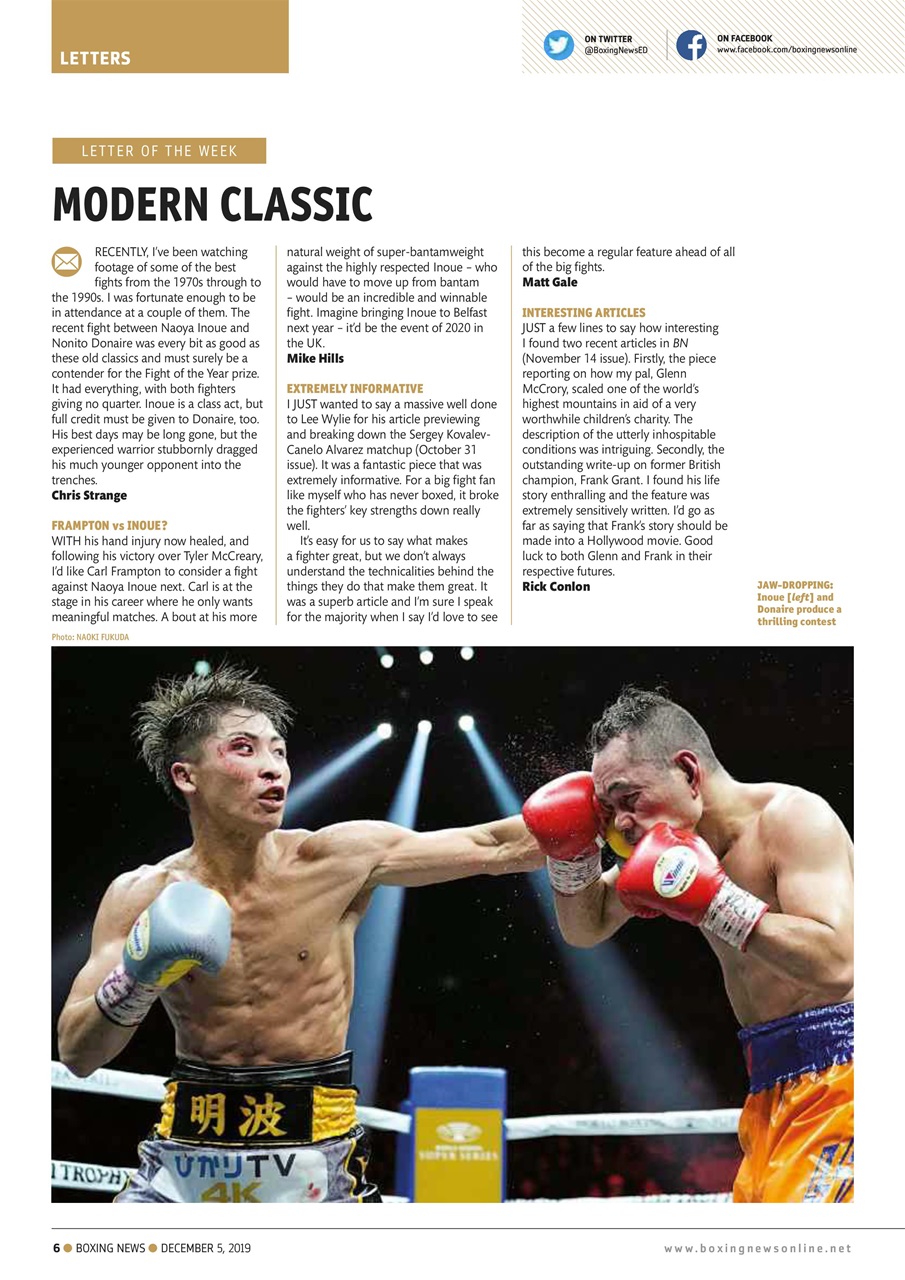 Boxing News Preview Pages