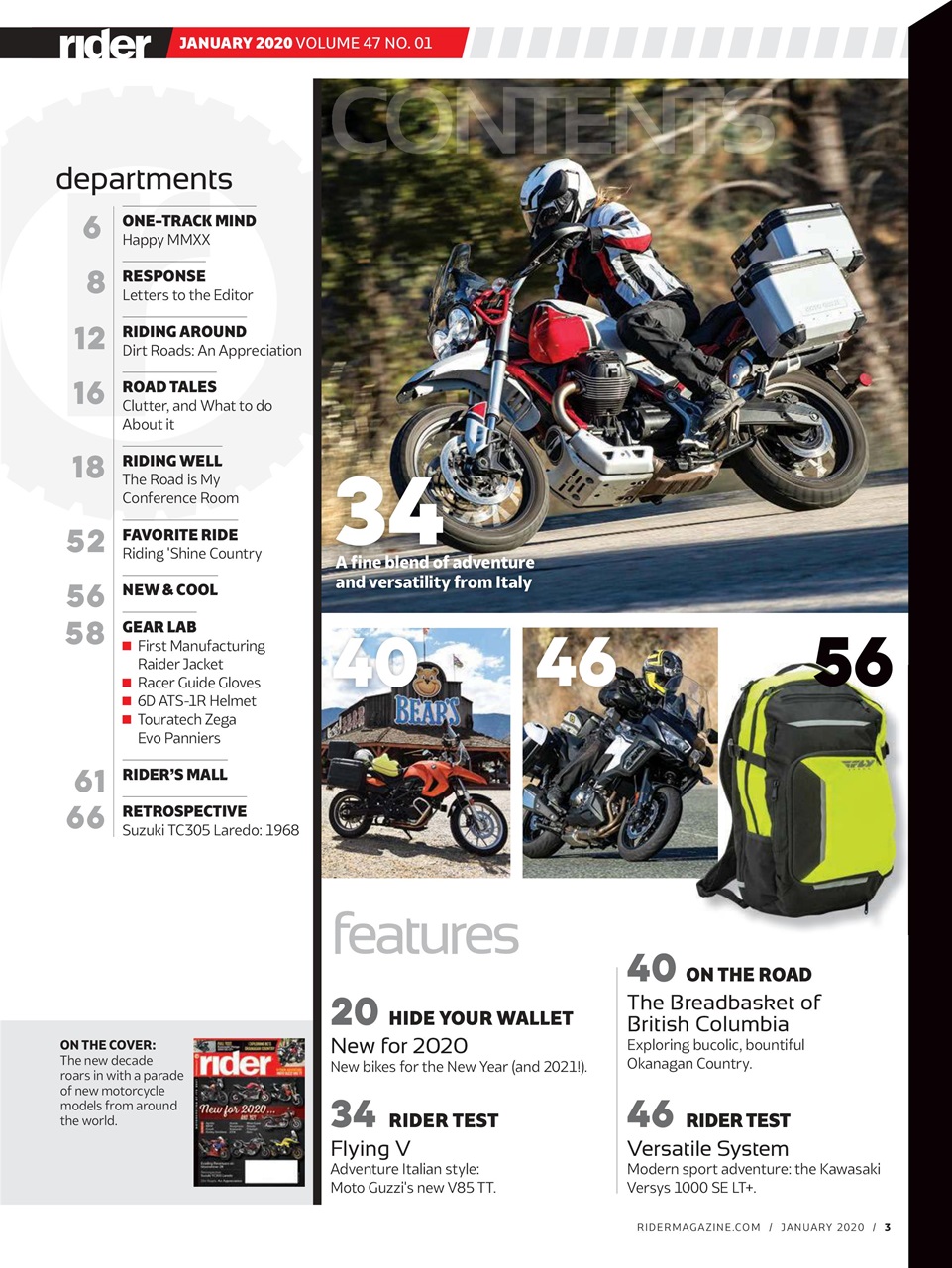 Rider Magazine Preview Pages
