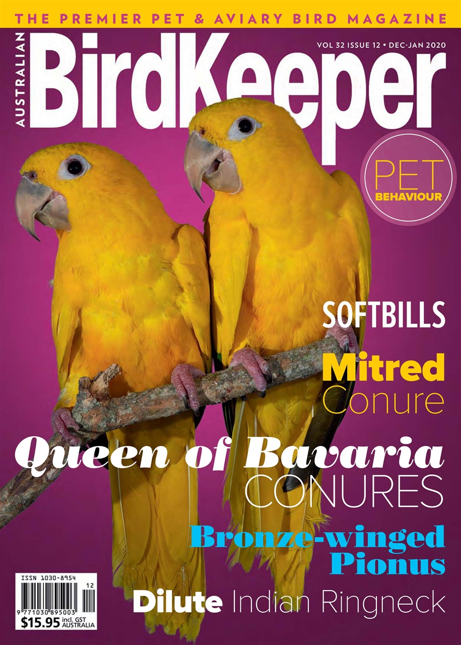 Australian Birdkeeper Magazine Preview Pages