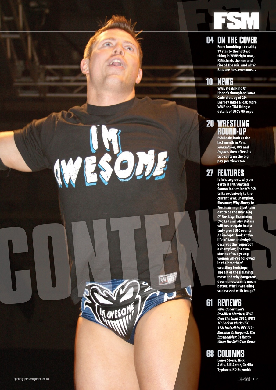 Wrestletalk Magazine Preview Pages