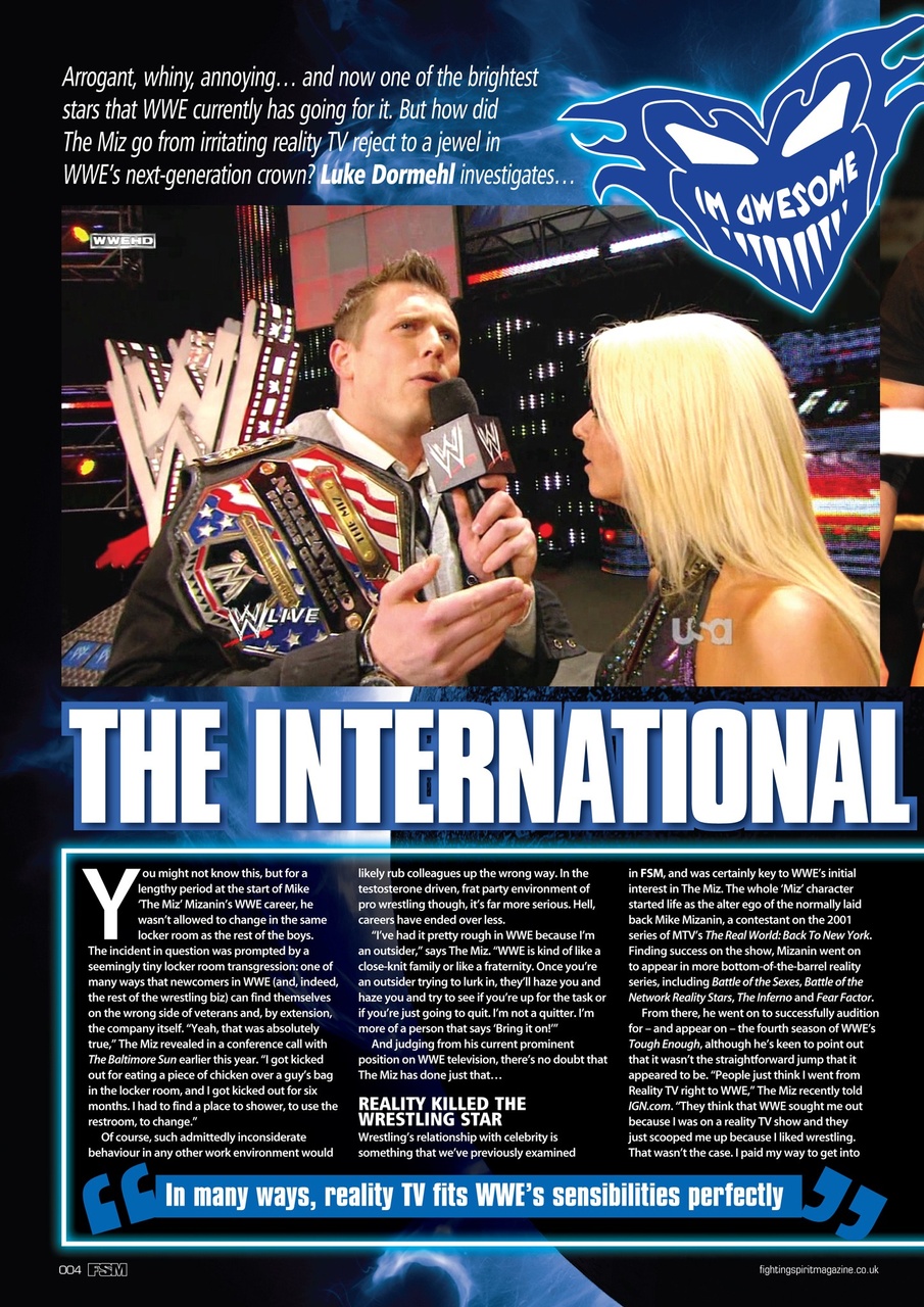 Wrestletalk Magazine Preview Pages