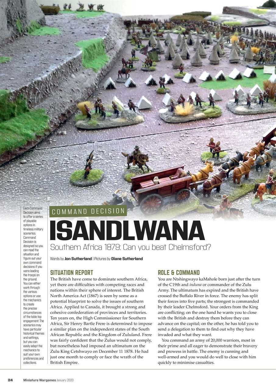 Miniature Wargames Preview Pages