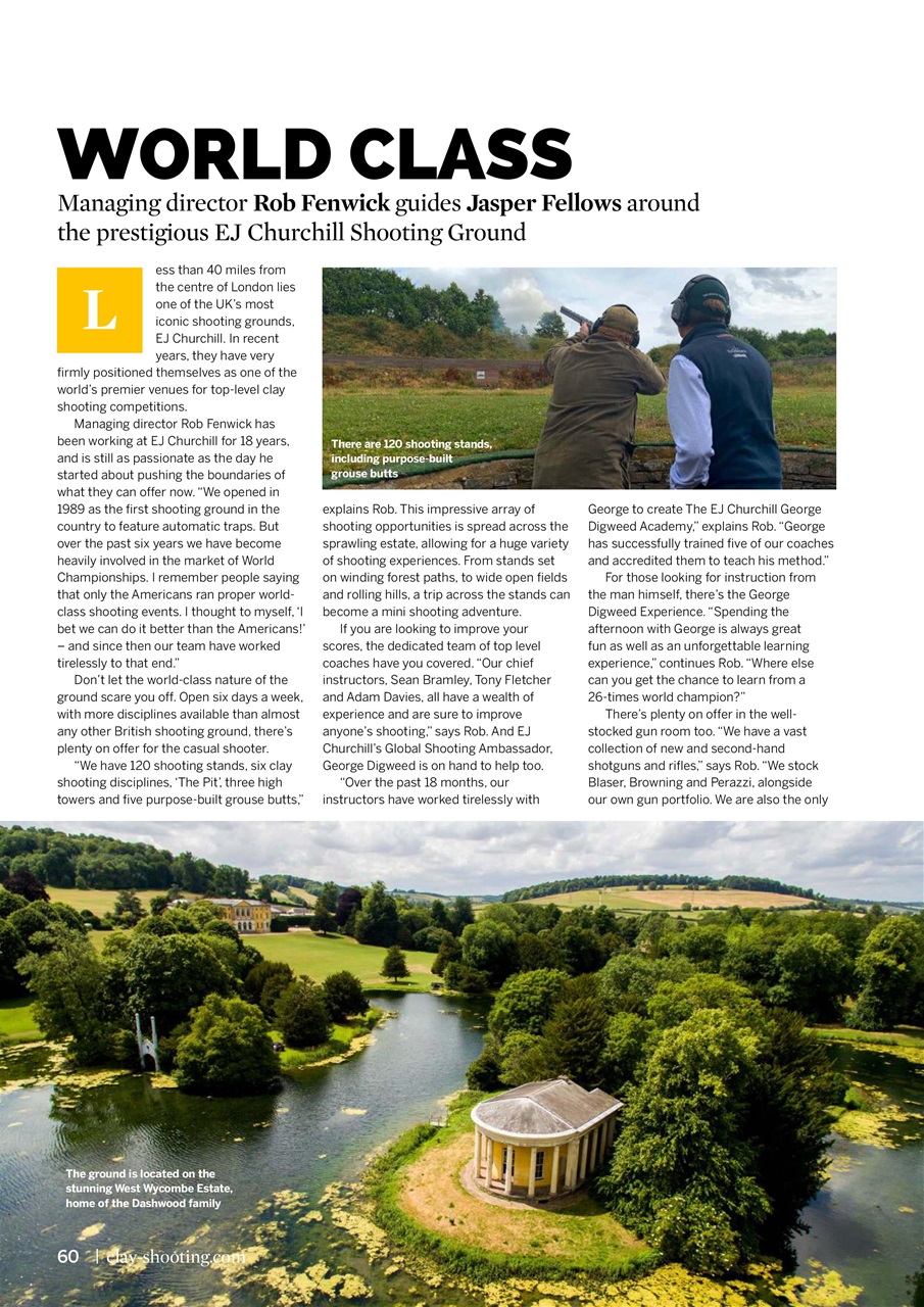 Clay Shooting Preview Pages