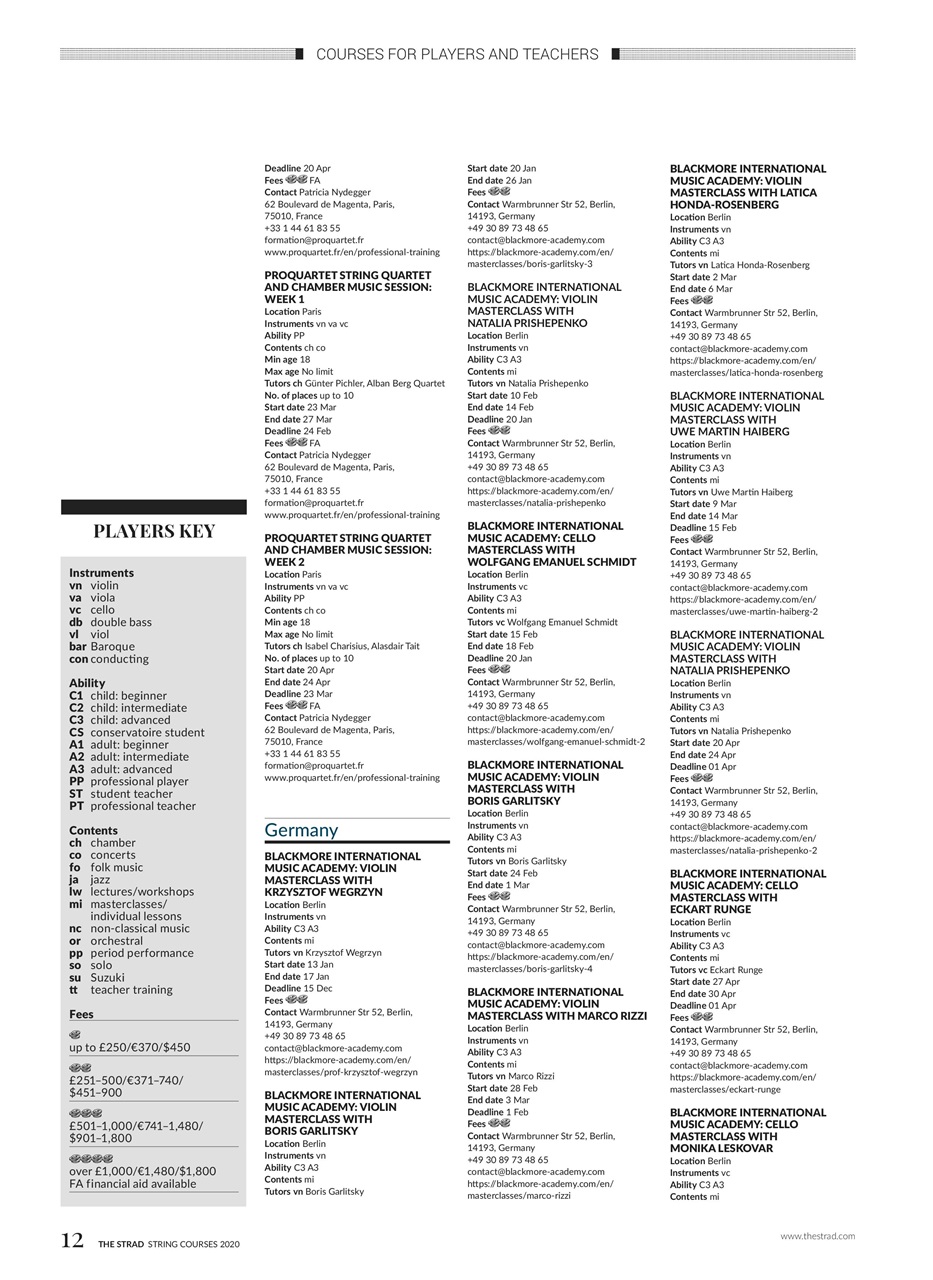 The Strad Preview Pages