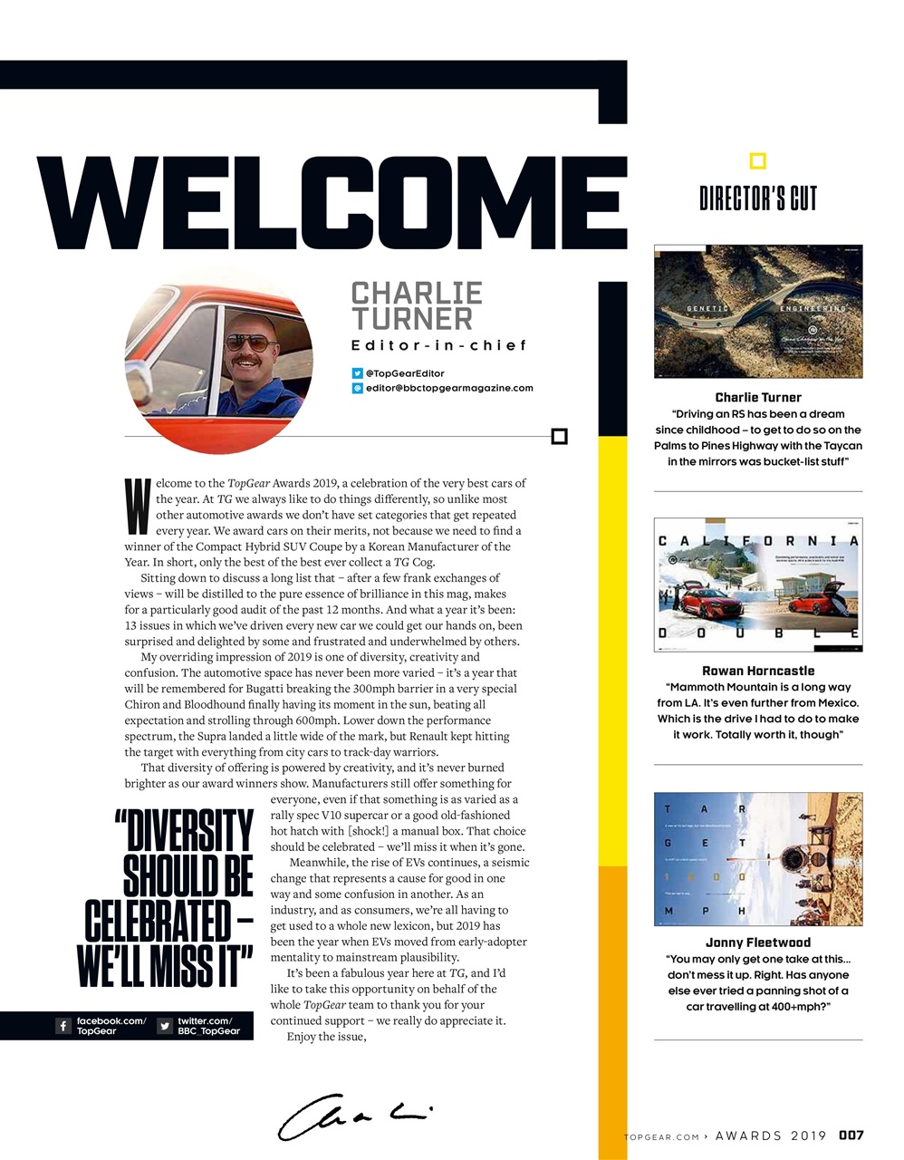 BBC Top Gear Magazine Preview Pages