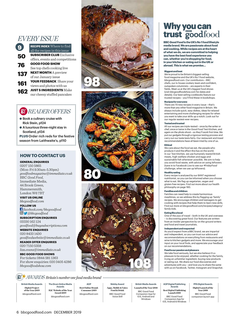 Good Food Magazine Preview Pages