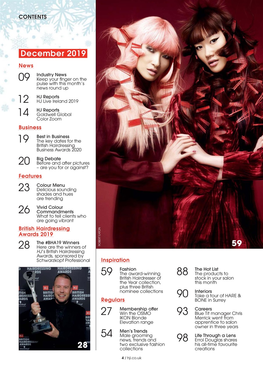 Hairdressers Journal Preview Pages