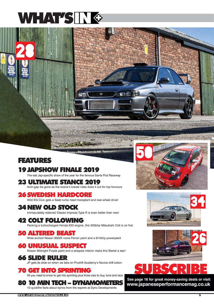 Japanese Performance Preview Pages