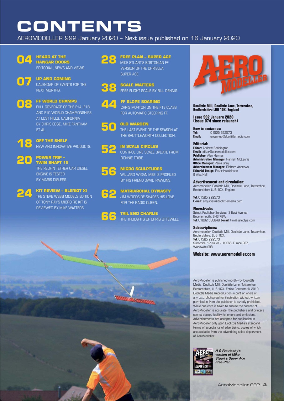 AeroModeller Preview Pages