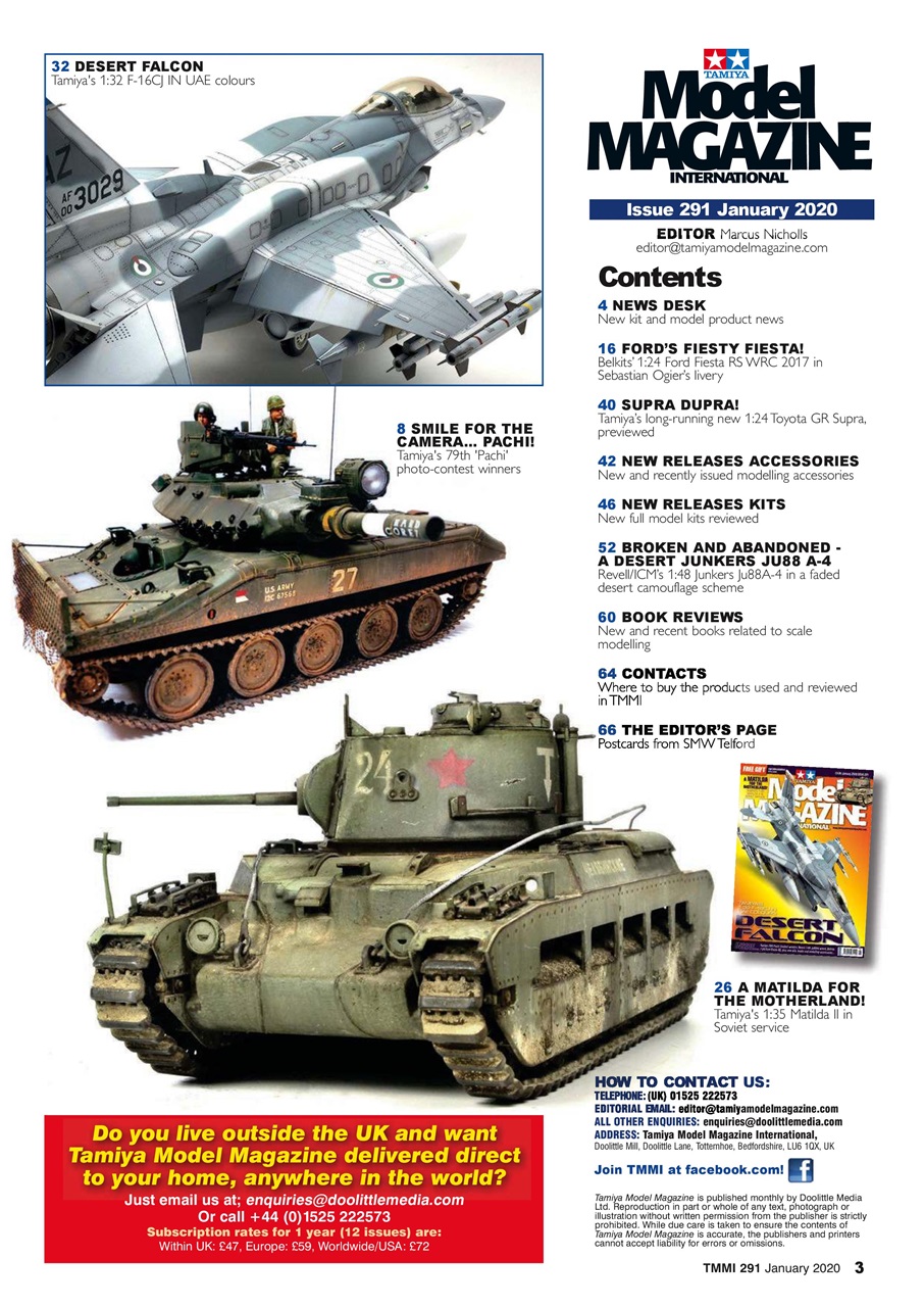 Tamiya Model Magazine Preview Pages