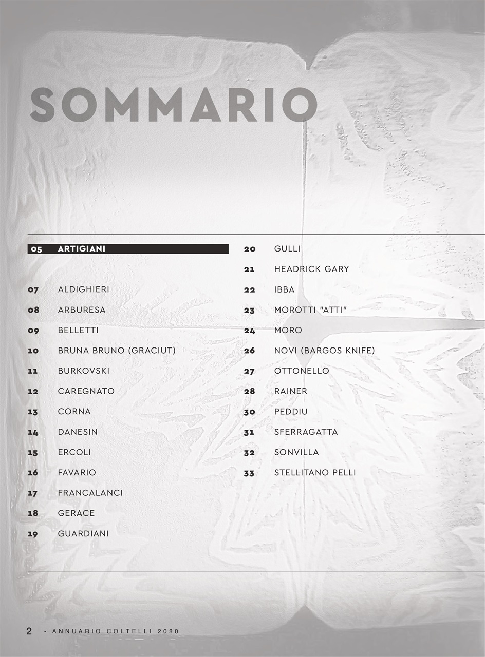 COLTELLI Preview Pages