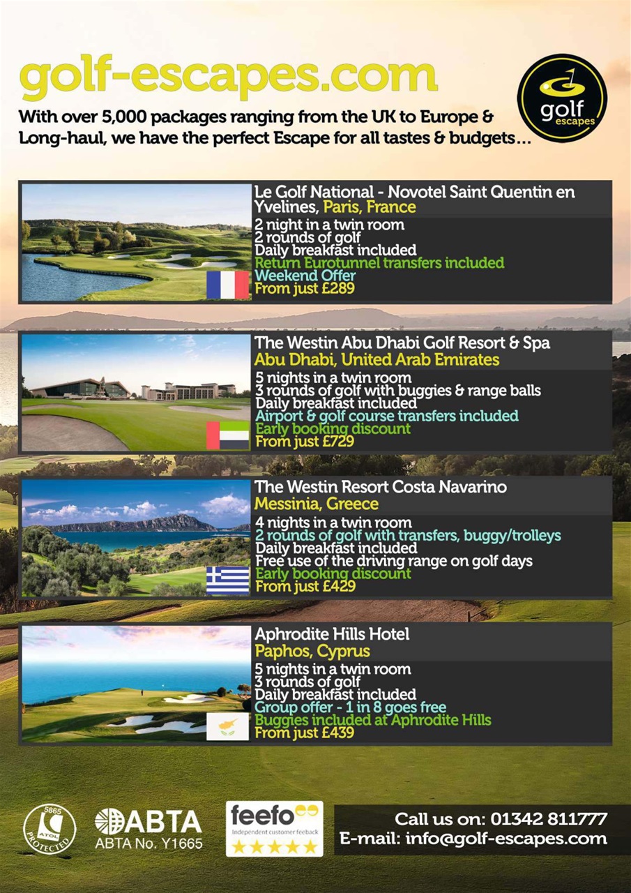 Today's Golfer Preview Pages