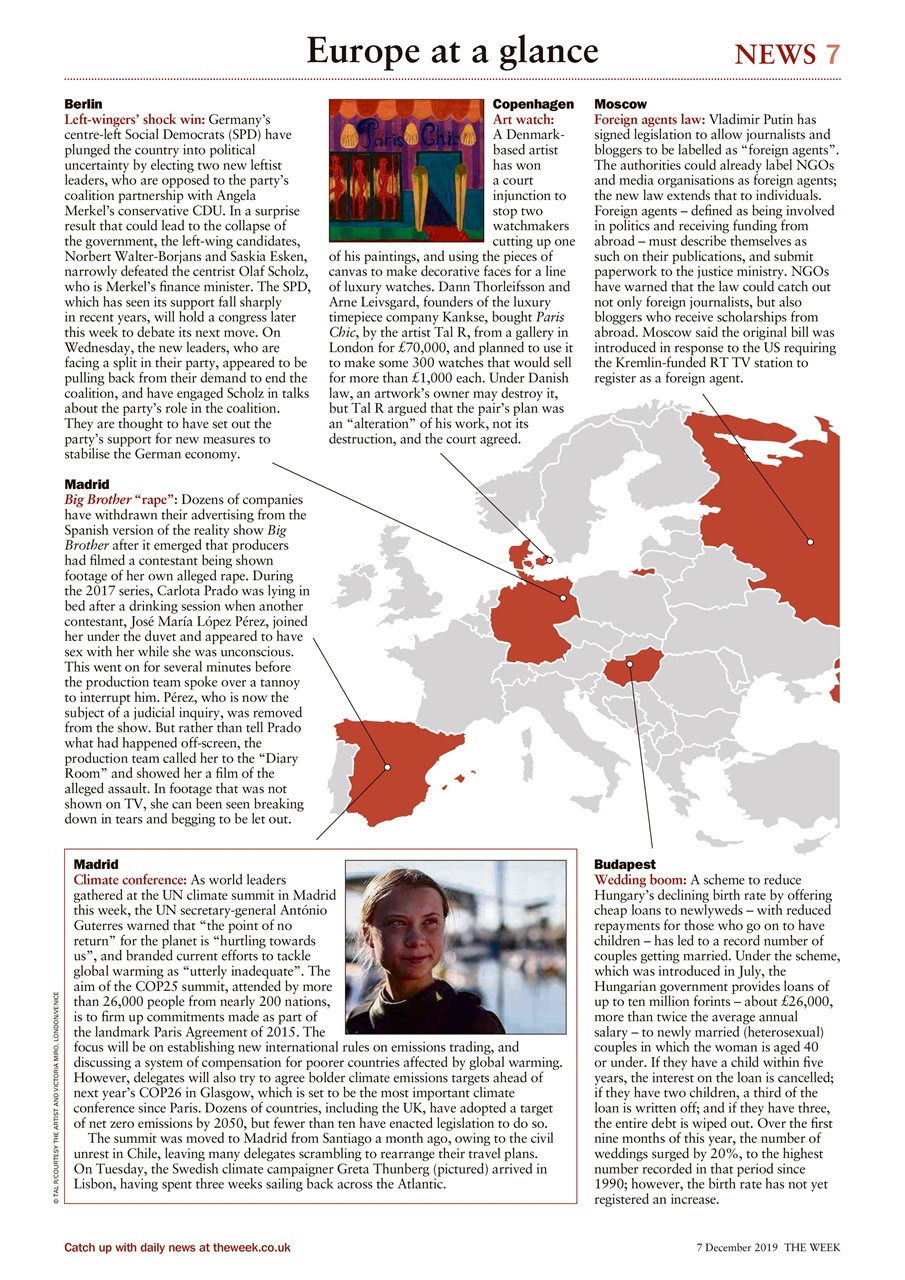 The Week Preview Pages