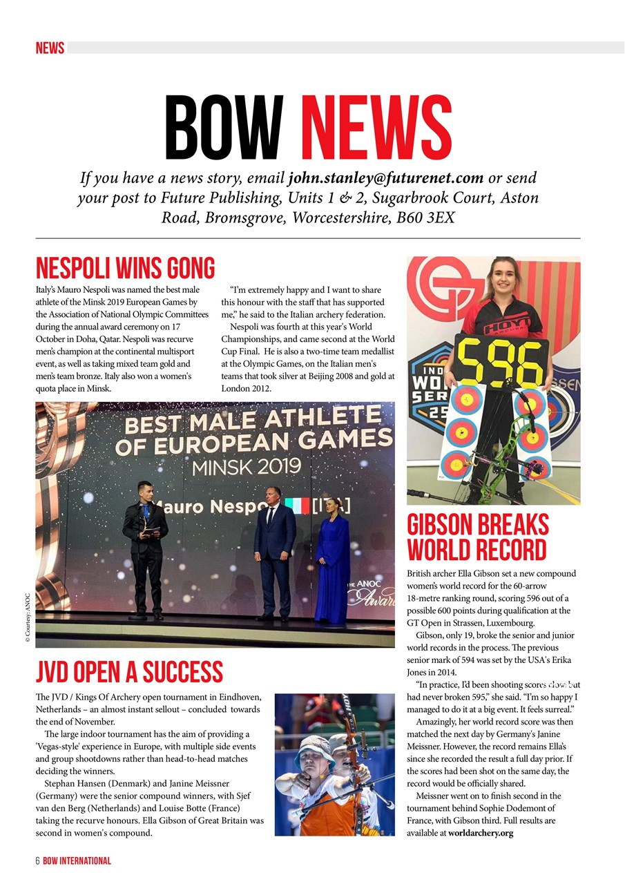 Bow International Preview Pages