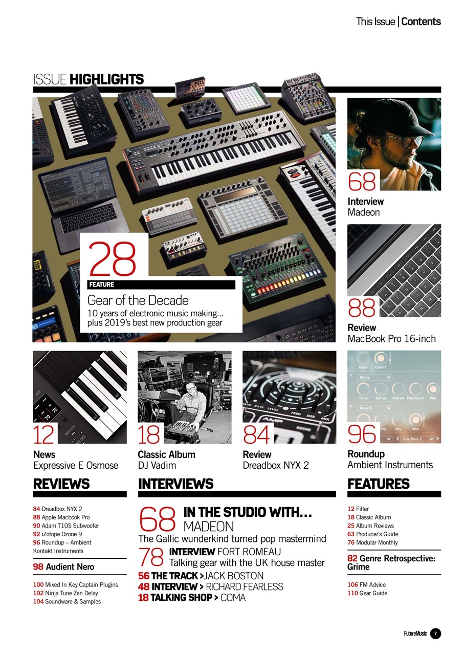 Future Music Preview Pages