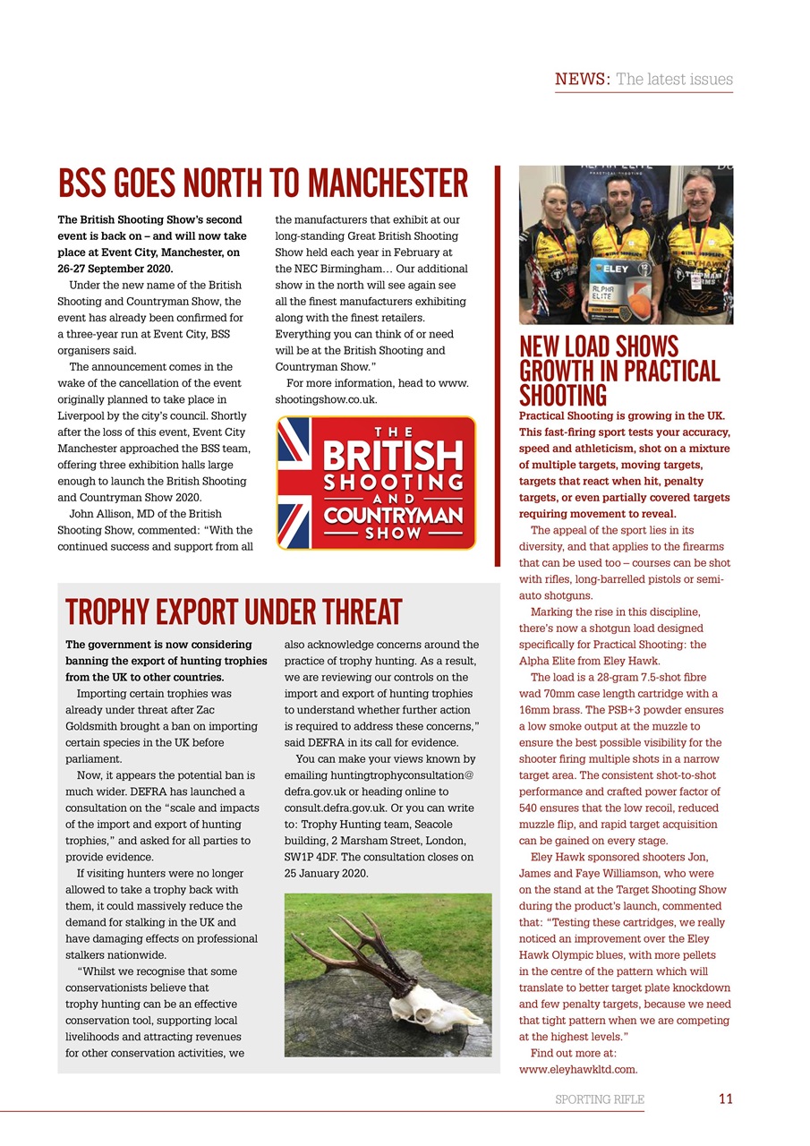 Sporting Rifle Preview Pages