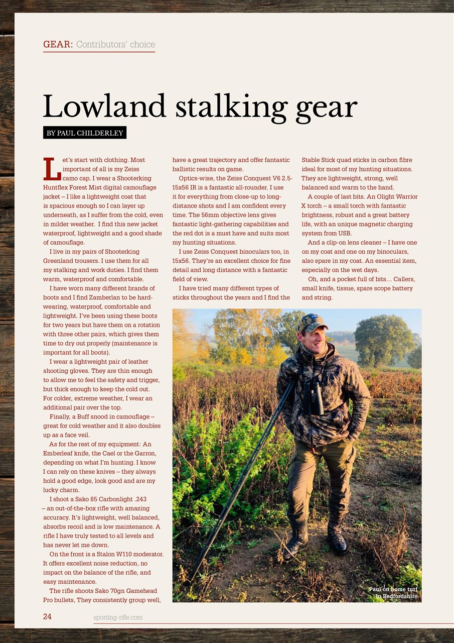 Sporting Rifle Preview Pages