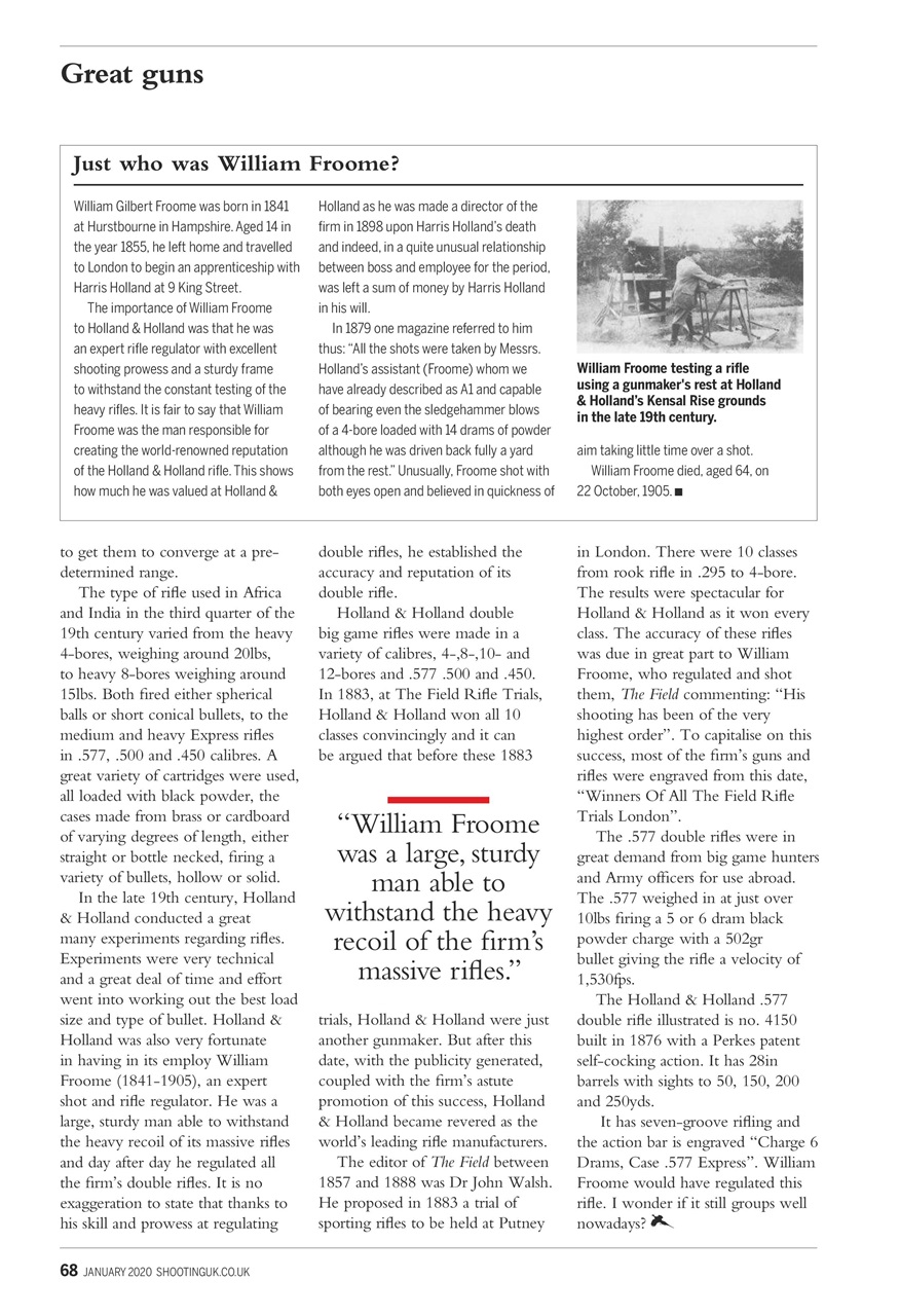 Shooting Gazette Preview Pages