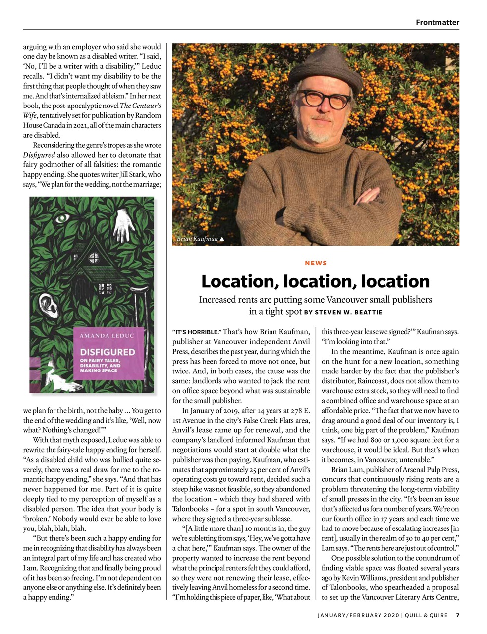 Quill & Quire Preview Pages