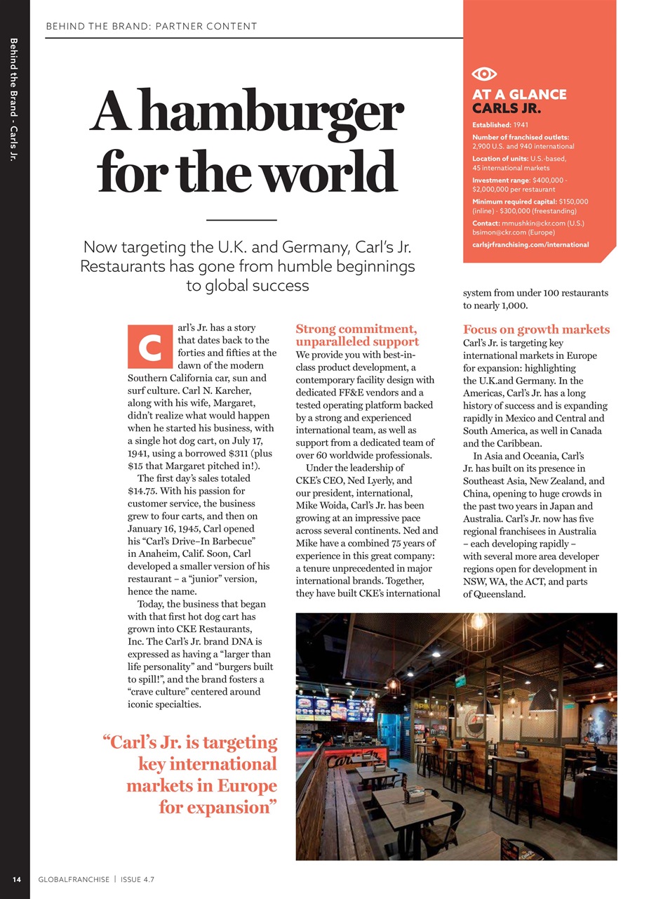 Global Franchise Preview Pages