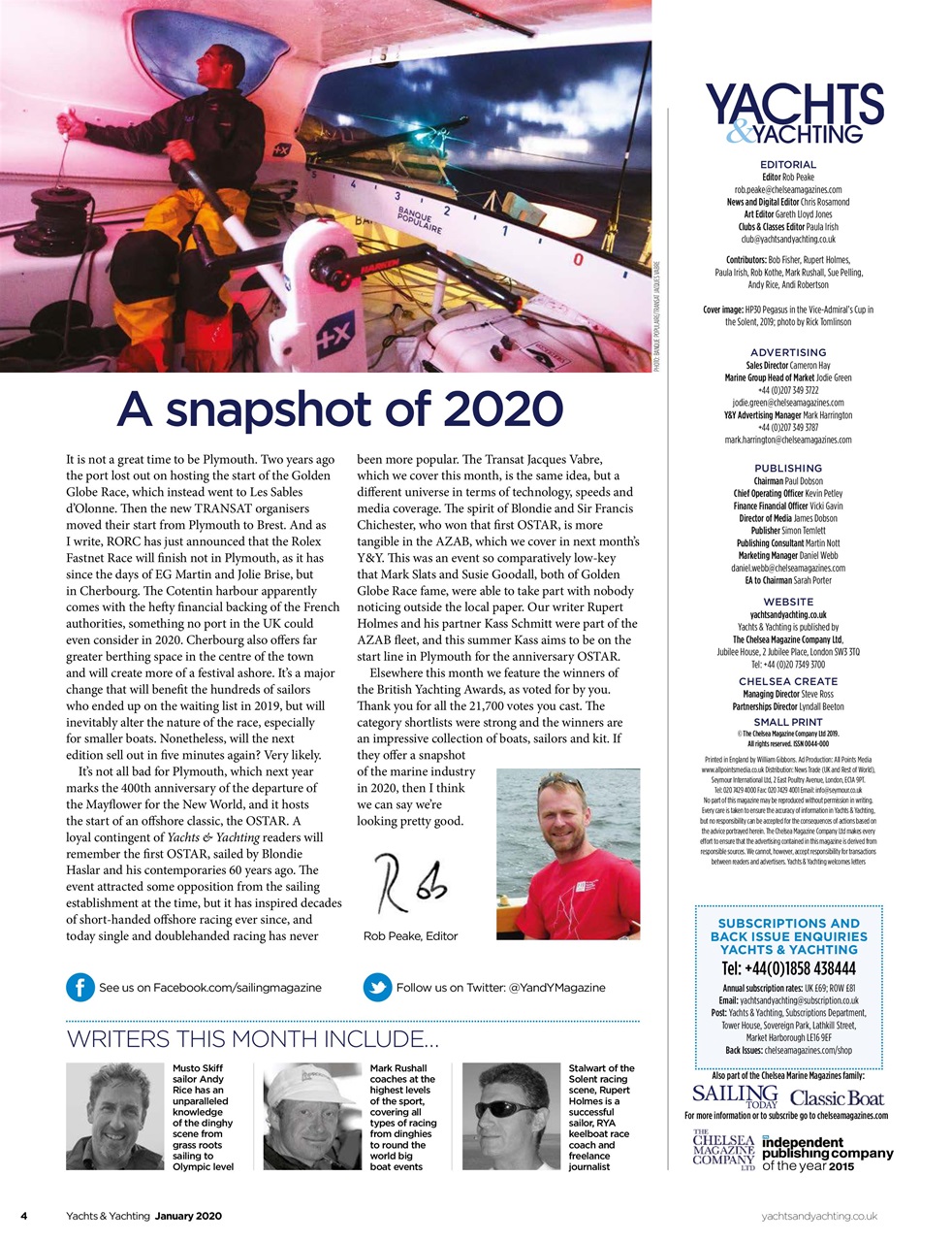 Yachts & Yachting Preview Pages