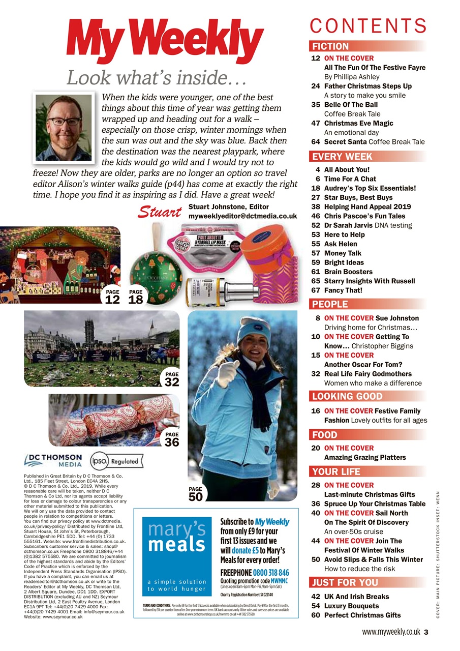 My Weekly Preview Pages