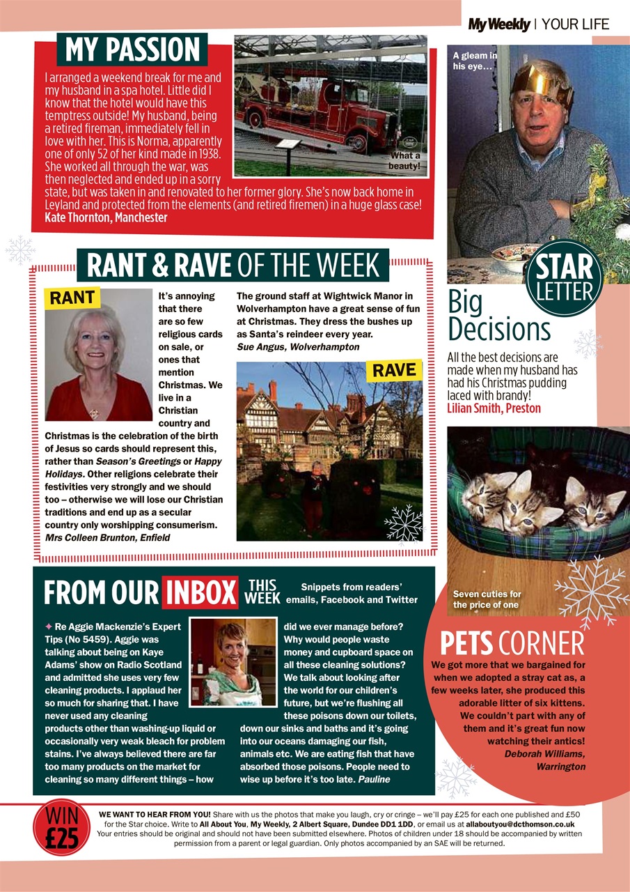 My Weekly Preview Pages