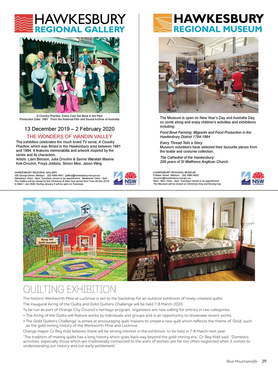 Blue Mountains Life Preview Pages