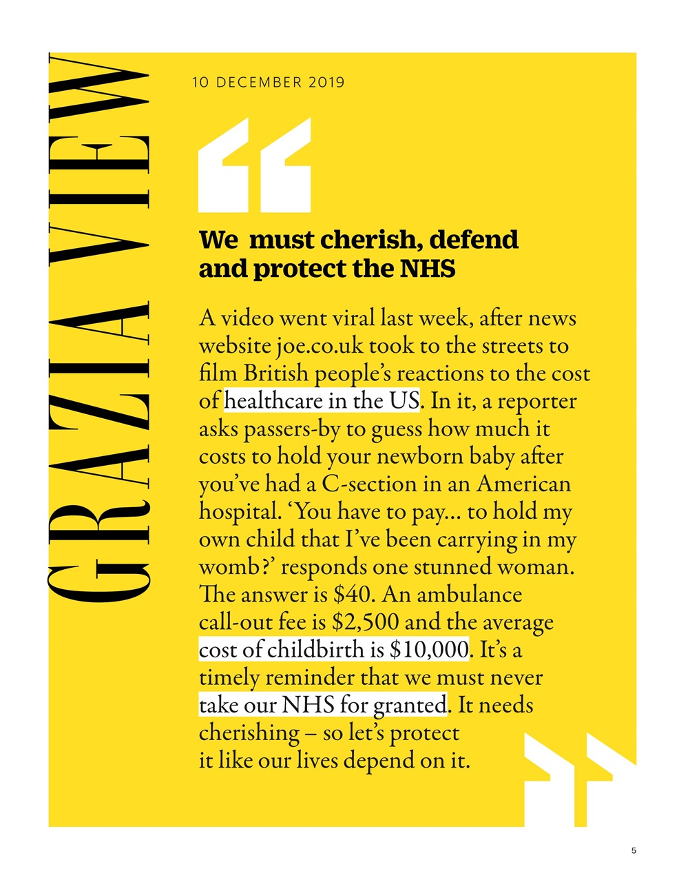 Grazia Preview Pages