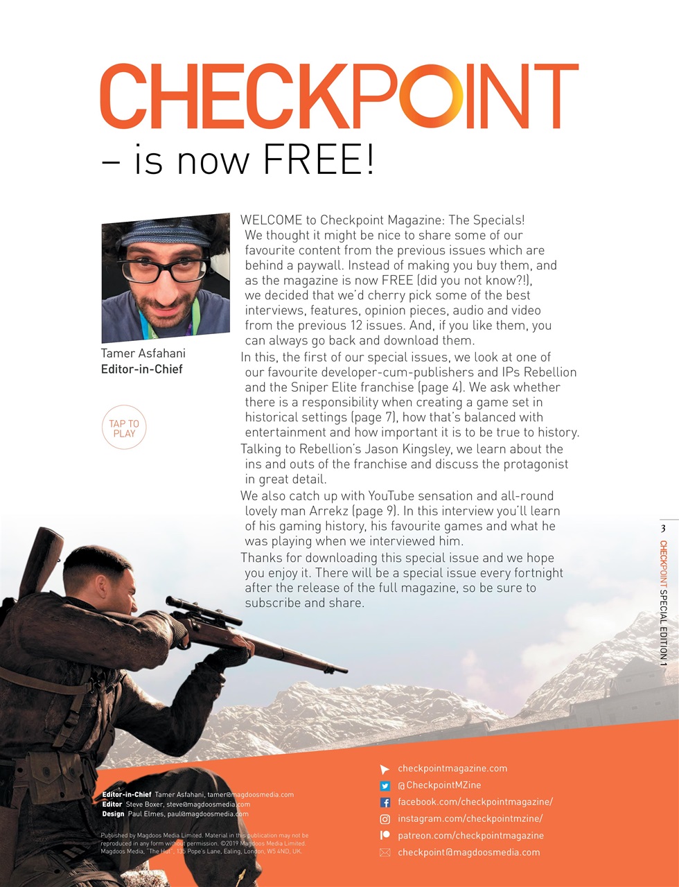 Checkpoint Magazine Preview Pages