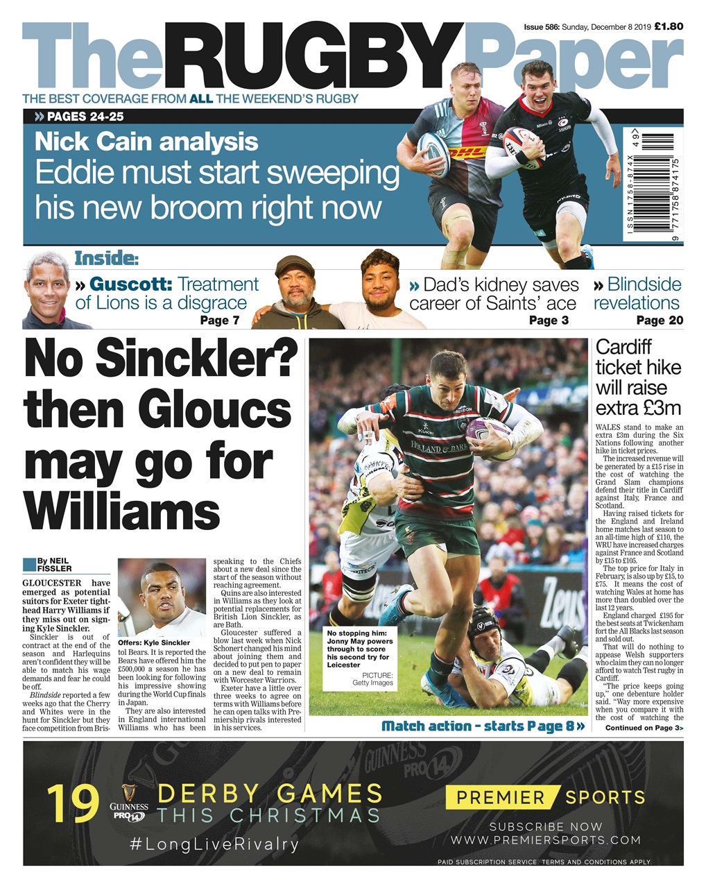 The Rugby Paper Preview Pages