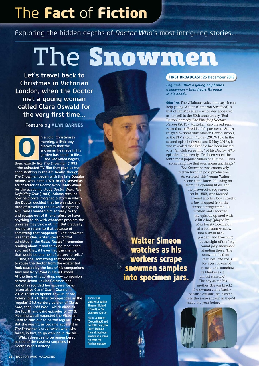 Doctor Who Magazine Preview Pages