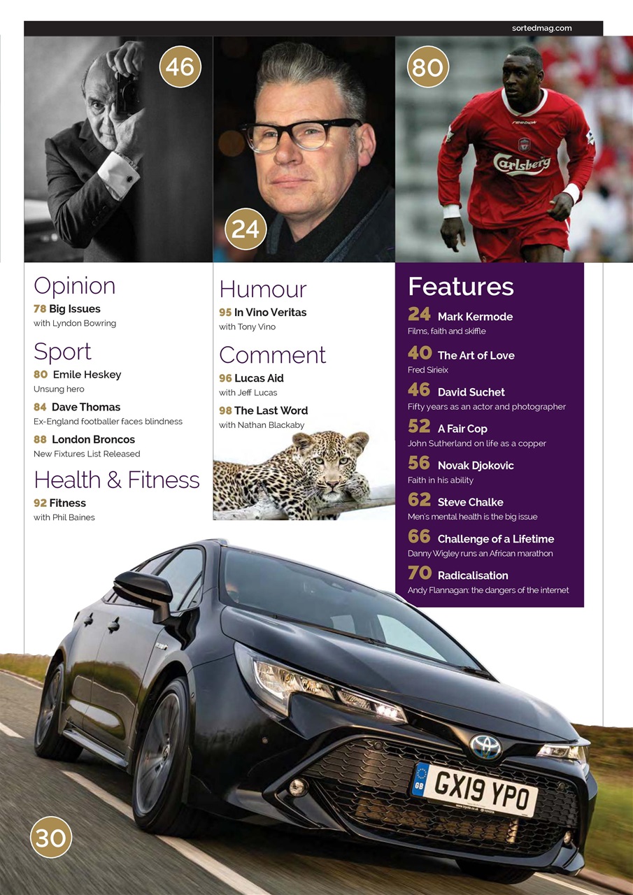 Sorted Magazine – The men's mag with morals Preview Pages