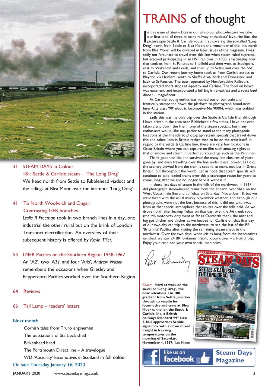 Steam Days Preview Pages