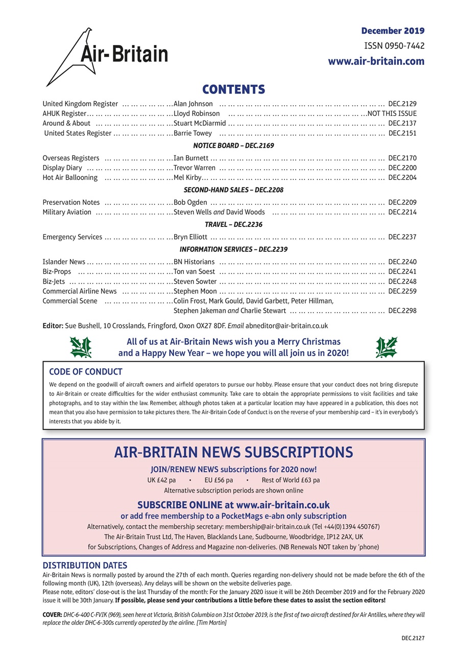 Air Britain News Preview Pages