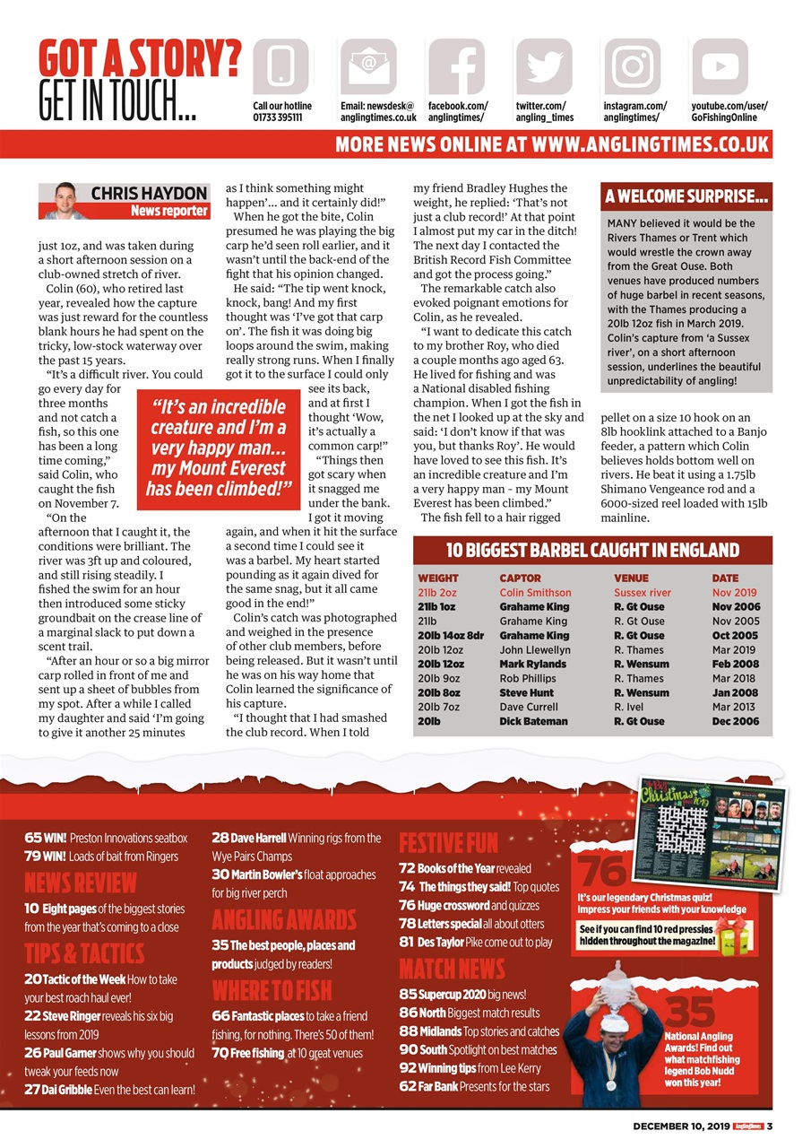 Angling Times Preview Pages