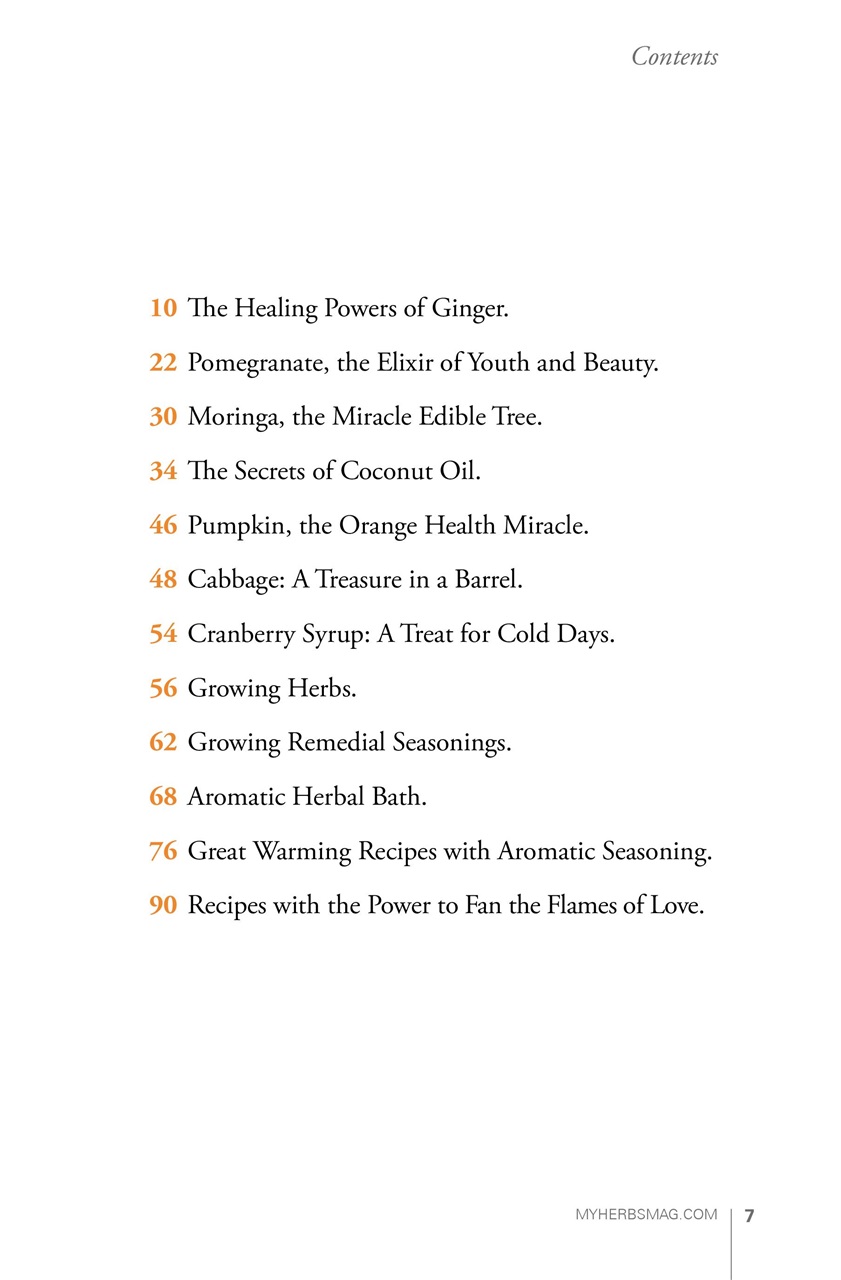 My Herbs Magazine Preview Pages