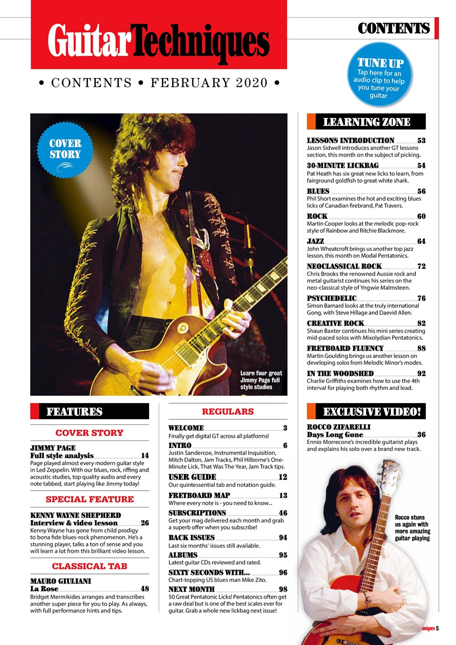 Guitar Techniques Preview Pages